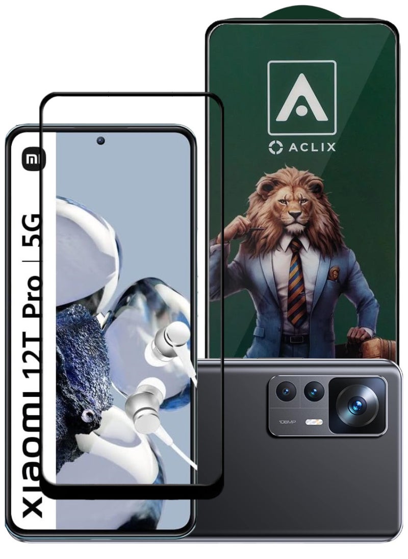 ACLIX Antistatic ESD Dustproof Premium Quality High Definition Tempered Glass Screen Protector Designed For Xiaomi 12T Pro - Image 1