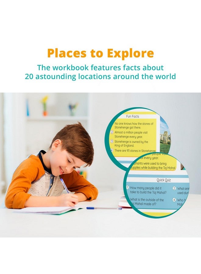 Channie's The 20 Famous World Landmarks, 20 Inspiring Locations for Kids, Reading Comprehension and Handwriting Workbook, with Fun Facts and Quick Quizzes for Easy Learning - Image 3