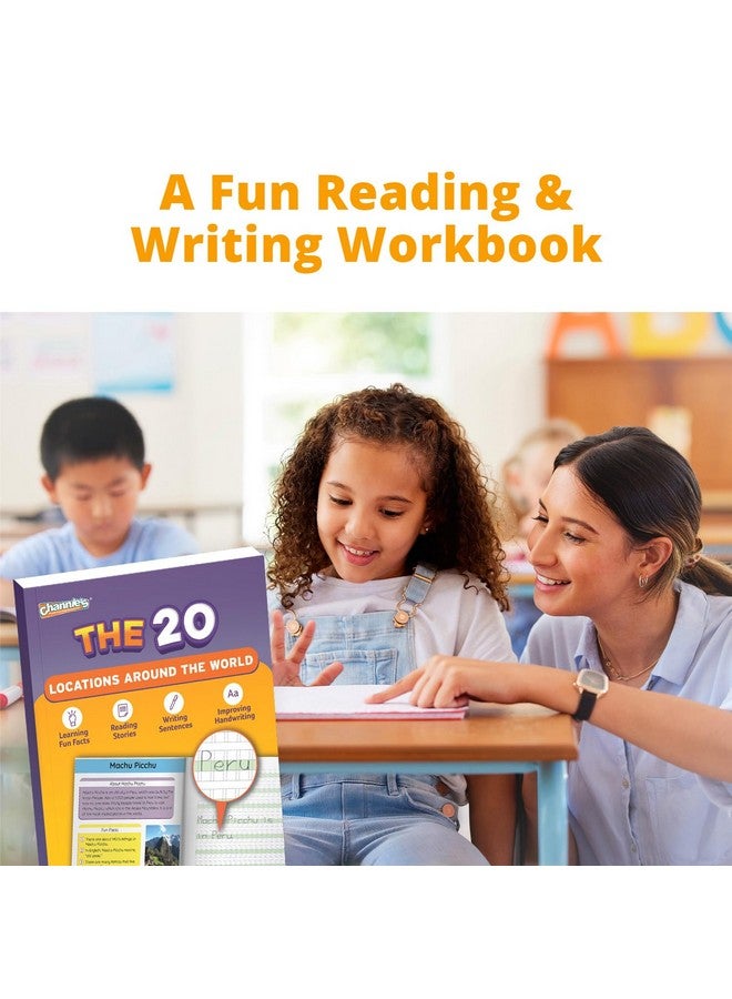 Channie's The 20 Famous World Landmarks, 20 Inspiring Locations for Kids, Reading Comprehension and Handwriting Workbook, with Fun Facts and Quick Quizzes for Easy Learning - Image 2