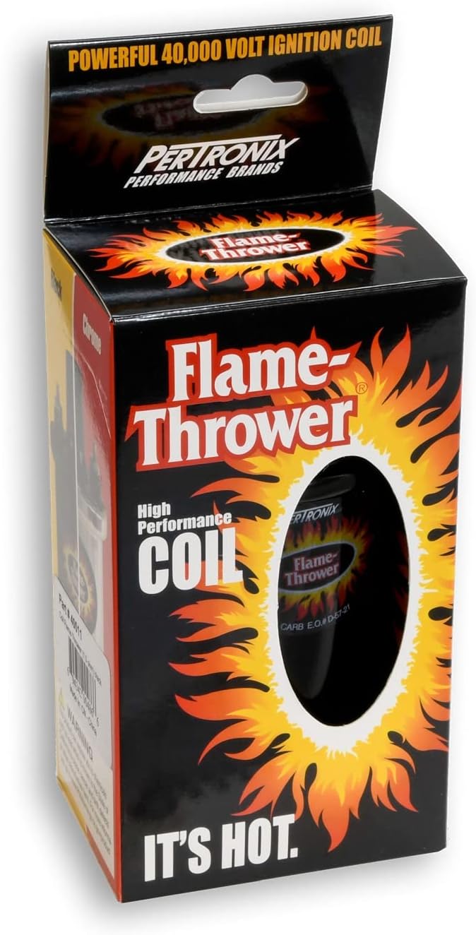 PerTronix 40011 Flame-Thrower 40,000 Volt Ignition Coil - 1.5 Ohm, Black - Image 3