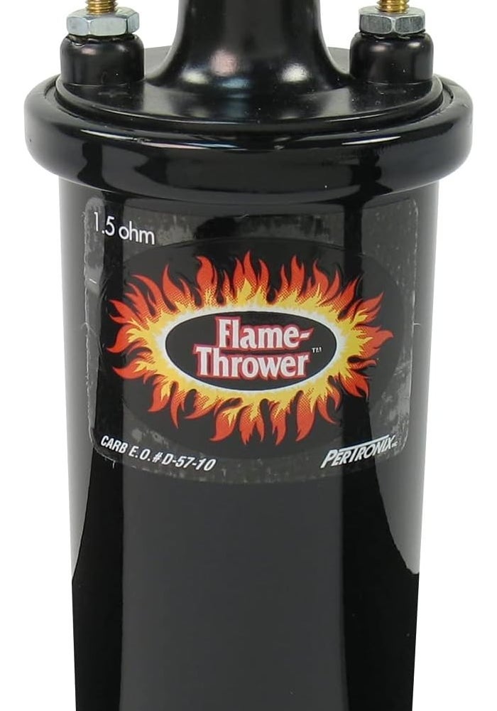 PerTronix 40011 Flame-Thrower 40,000 Volt Ignition Coil - 1.5 Ohm, Black - Image 1