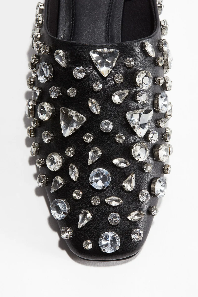 H&M Embellished mules