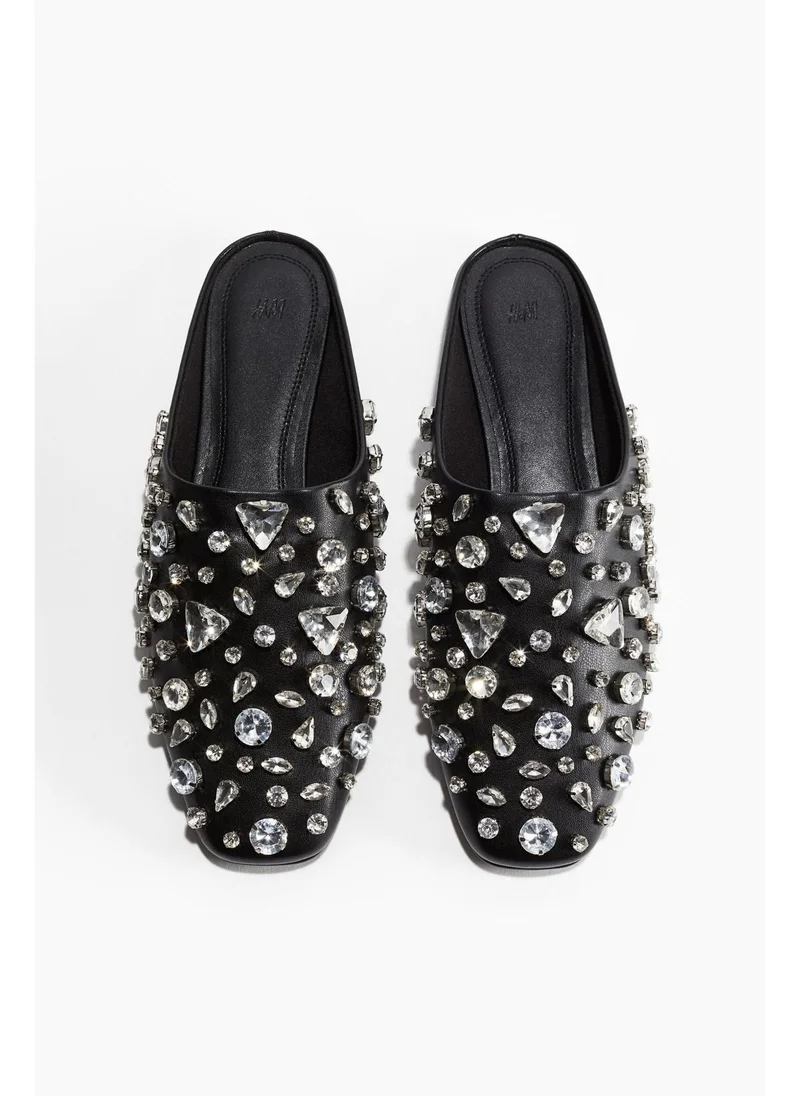 H&M Embellished mules