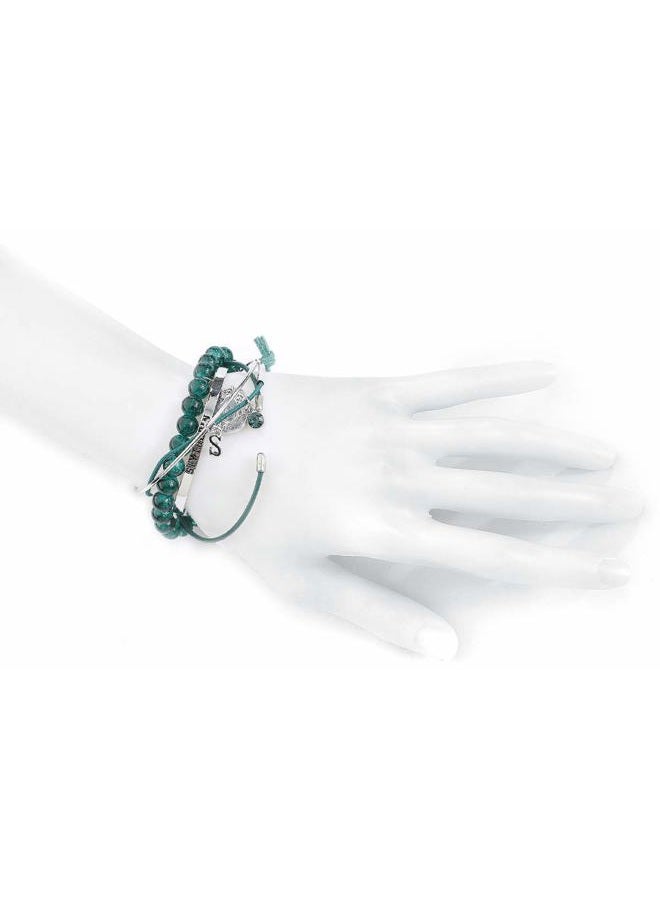 Harry Potter Slytherin Arm Party Bracelet Set - Image 3