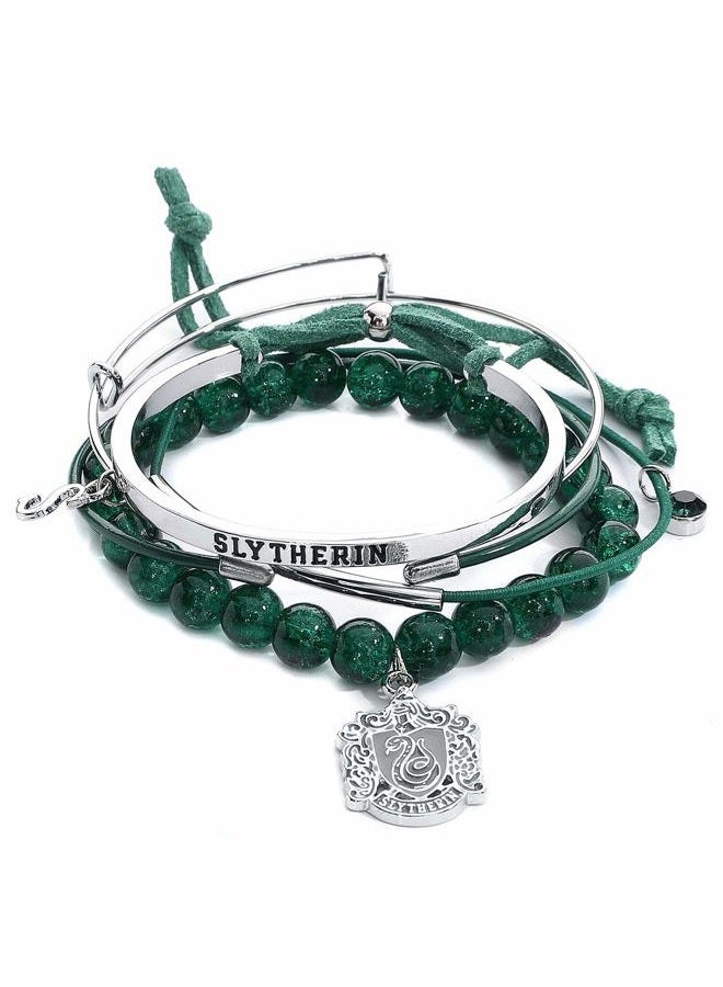 Harry Potter Slytherin Arm Party Bracelet Set - Image 1