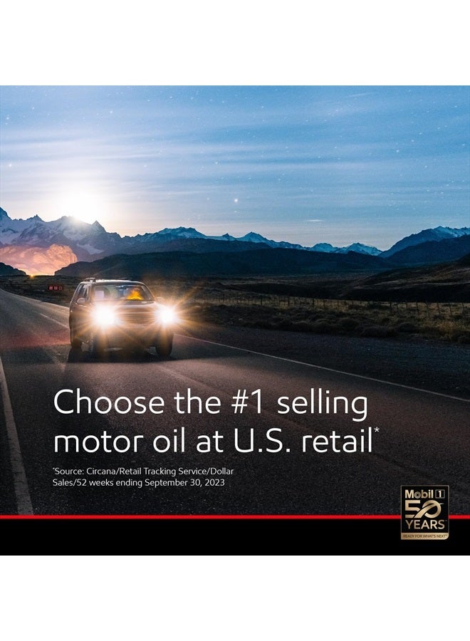 Mobil 1 Extended Performance Full Synthetic Motor Oil 0W-20, 5 Quart - Image 2
