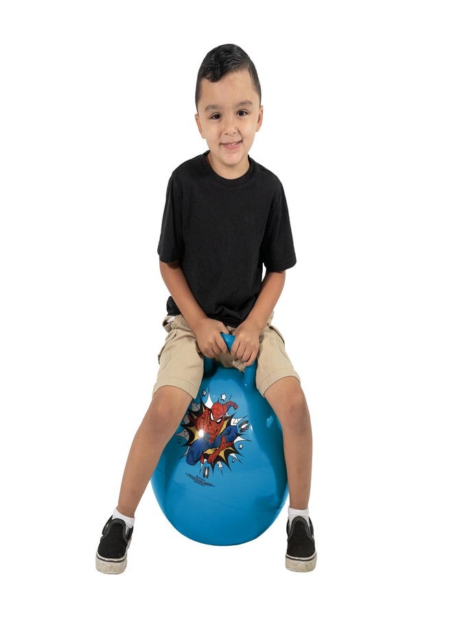 Hedstrom Marvel Spiderman 15 Inch Hopper Ball, Jumping Ball for Kids Blue, 55-97065 - Image 4