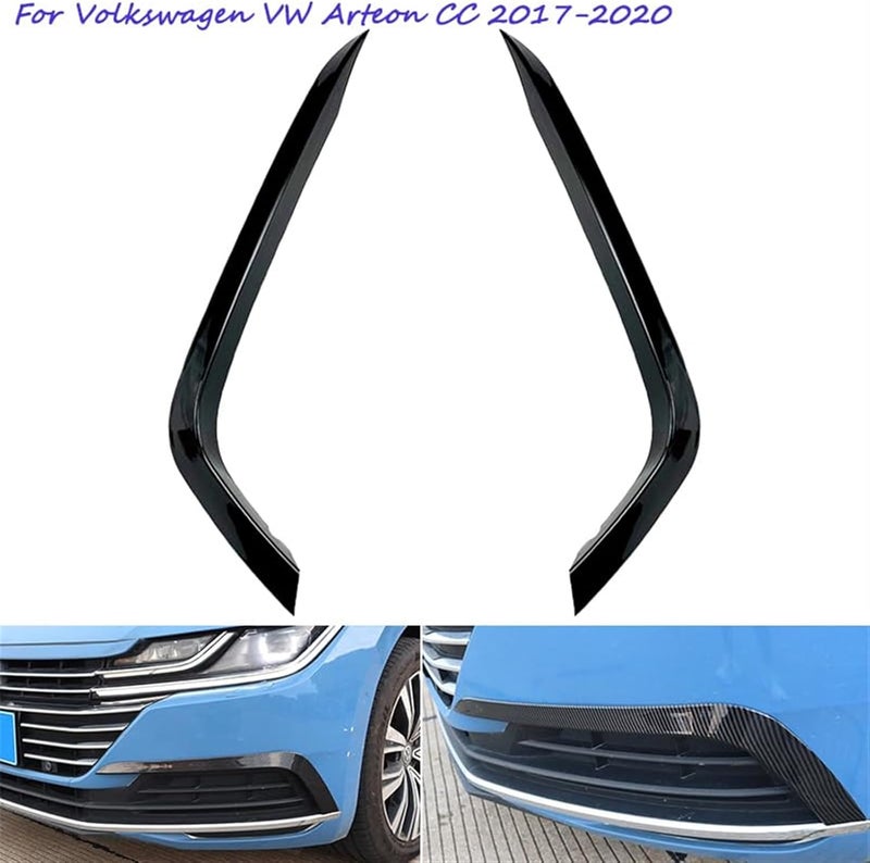 QASULER Front Bumper Splitter Spoiler for VW Arteon CC - Image 4