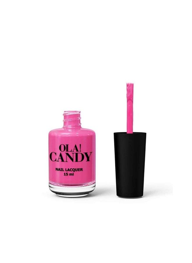 Ola Candy Blooming Pink By Ola! Candy Blush & Bloom Collection 5 Free Long Lasting High Shine And Chip Resistant French Formulation 15 Ml 1 Unit  - Image 3