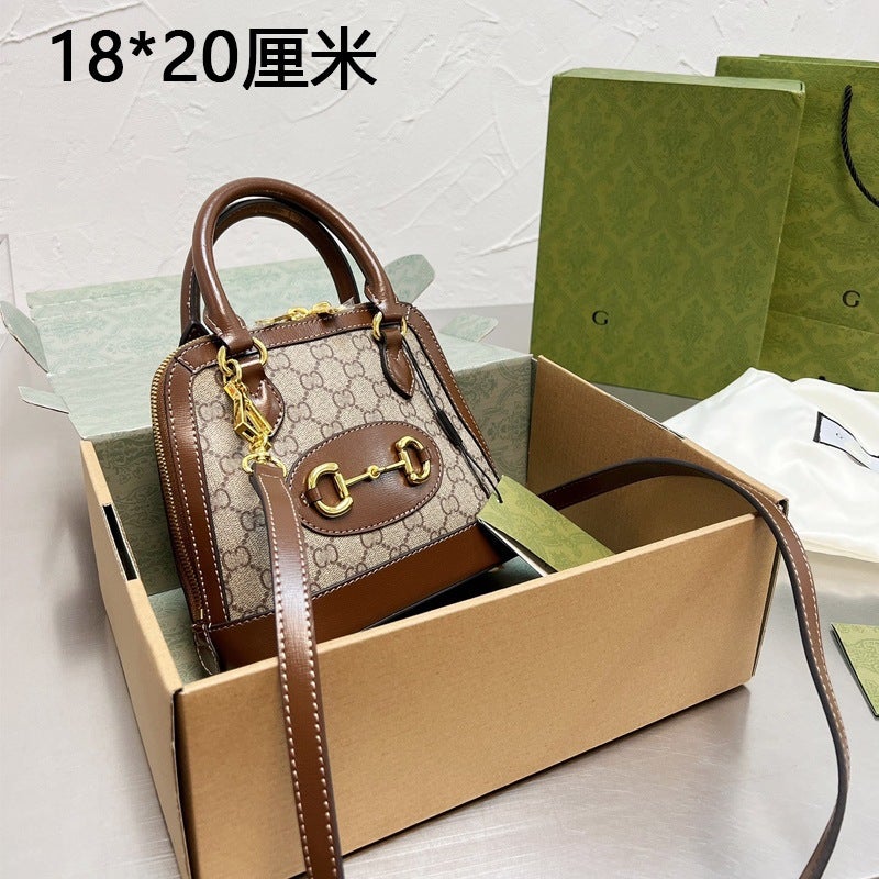 High Texture Xiao Zhan Same Style Bag New 2022 Bag Womens Mens Crossbody Bag Tiger Head Waist Bag Chest Bag Saddle BagTop plate double large G 1955 portable Top plate double large G 1955 portable