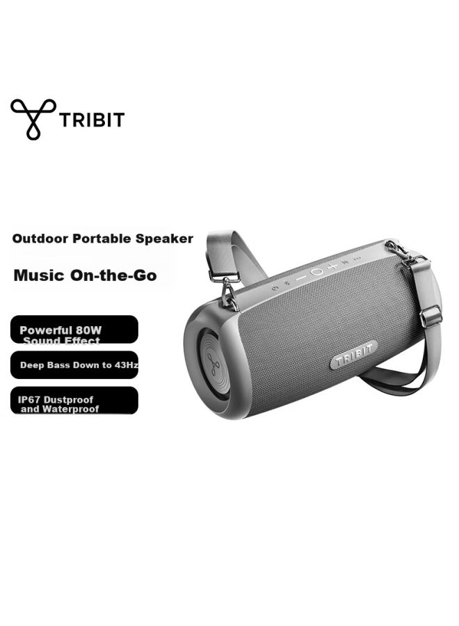 Tribit مكبر صوت بلوتوث محمول ستورم بوكس لافا مكبر صوت خارجي مقاوم للغبار وماء مكبر صوت كمبيوتر مضخم صوت - Image 1