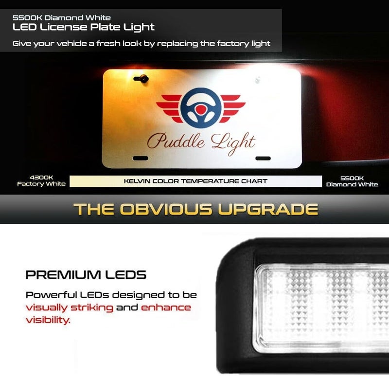 Vuzmode LED License Plate Light for Multiple Vehicle Models - Image 4