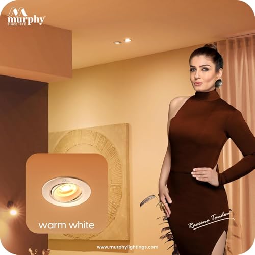 Murphy 3W PHOCUS LED Spot Round Panel Light with 2-Year Warranty | Ceiling Downlight for Concealed & Junction Box Fitting | WarmWhite | BIS Approved | Flicker-Free | Pack of 20 - Image 5