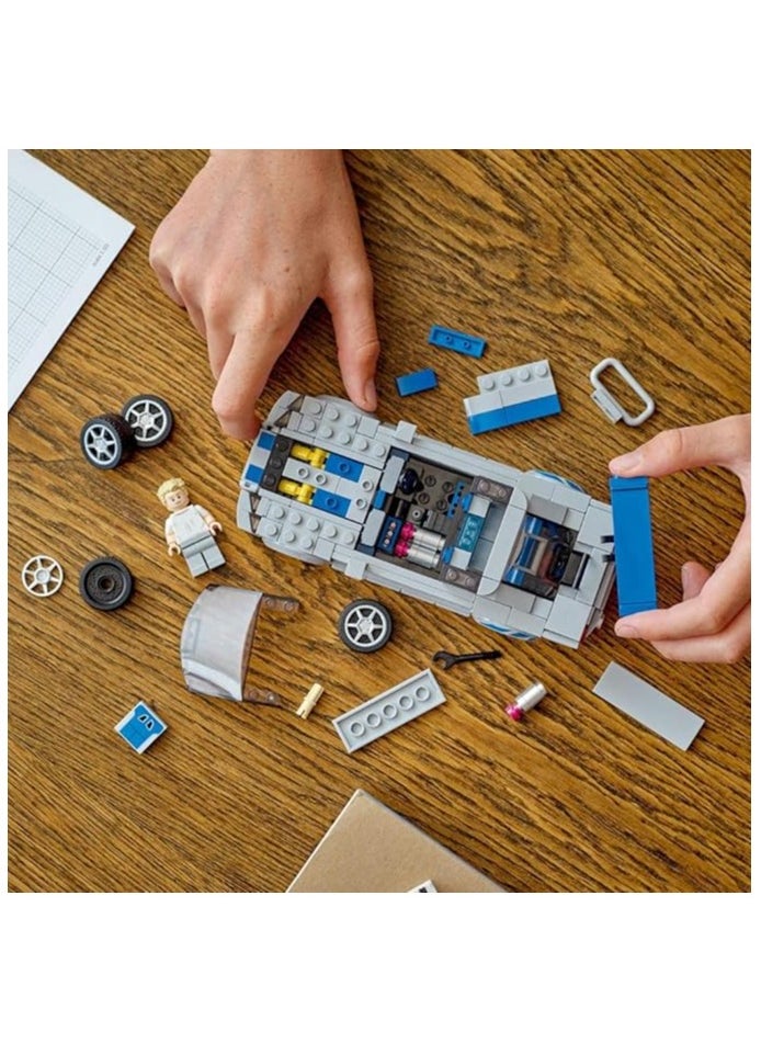 LEGO - Speed Champions 2 Fast 2 Furious Nissan Skyline GT-R (R34) Race Car Toy Model Building Kit, Collectible with Racer Minifigure, Ramadan Gifts for Boys, Girls - Image 1