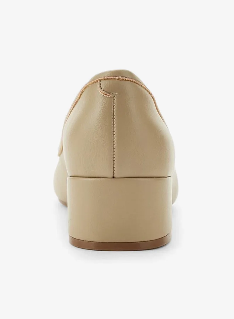 Celeste CREAM Women Bow Detail Block Heel Shoes for Women | Best Price UAE