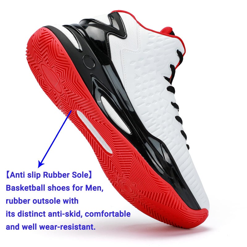 Beita Basketball Shoes for Men High Upper Sneakers Breathable Sports Shoes Anti Slip - Image 5