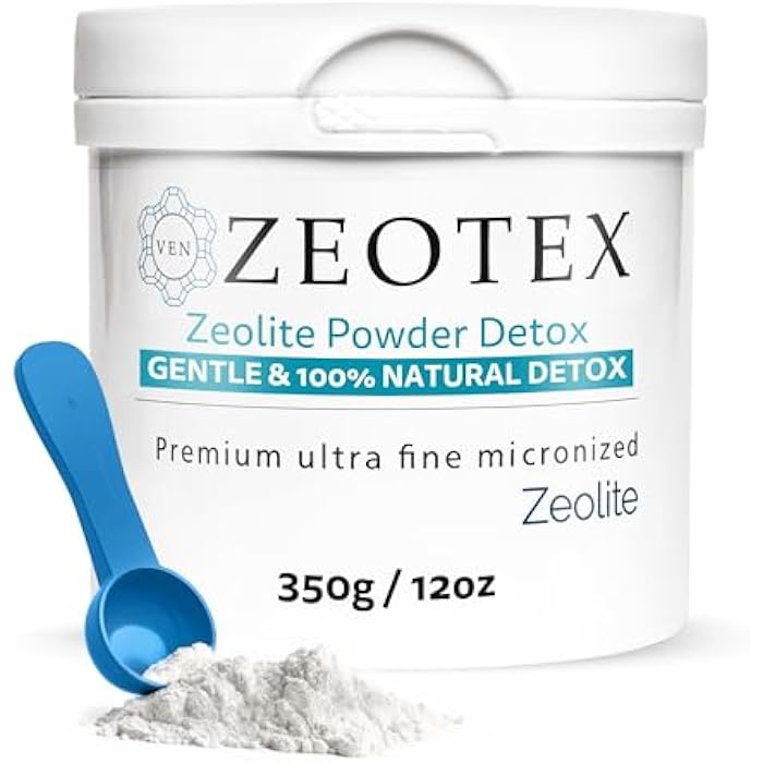 Zeotex 350g Zeolite Detox Powder – Clinoptilolite Supplement for Full Body Cleanse, Gut Health, Energy, Immune & pH Support | Natural Mineral - Image 1