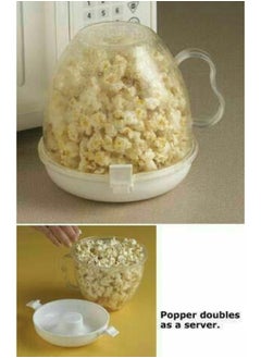 Generic Enjoy making healthy, oil-free popcorn with this microwave popcorn maker! Designed to be used upside down, allowing you to pop popcorn in less than a minute  - Image 3