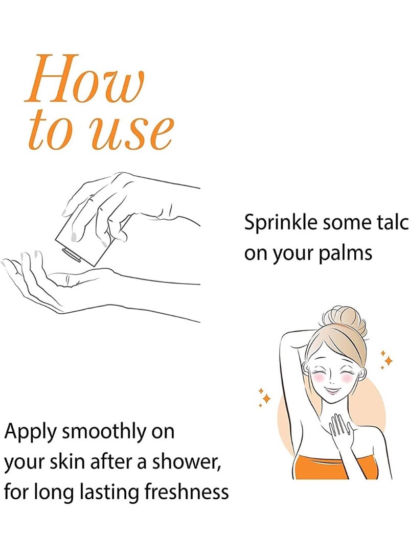 Yardley Imperial Sandalwood Perfumed Talcum Body Powder, Fresh Floral Scent, All Day Long, 250 gm - Image 2