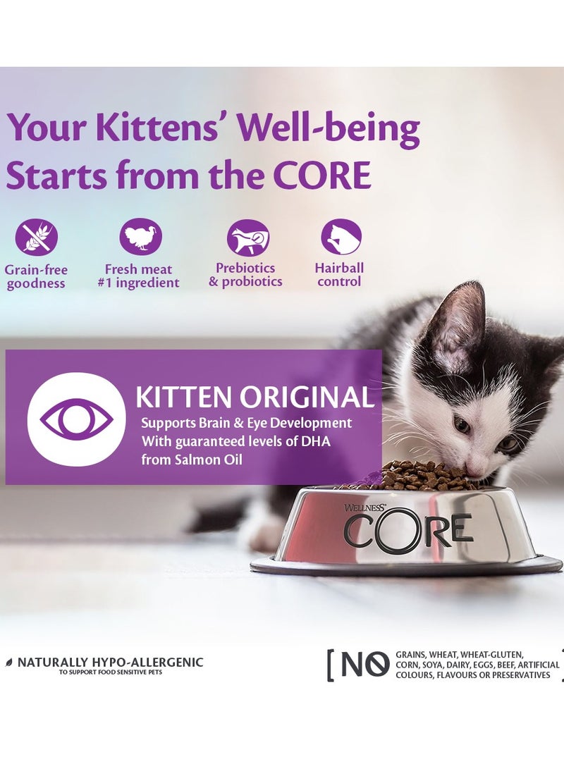 Cat Dry Food Chicken And Turkey Flavor For Kittens - 300g- Grain-Free – Protein-Rich Cat Dry Food - Premium Cat Food