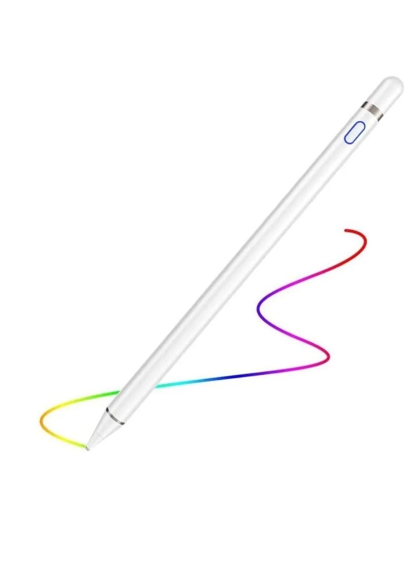 Active Stylus Digital Pen For All iPhones iPad Android Tablets And Phones White - Image 4