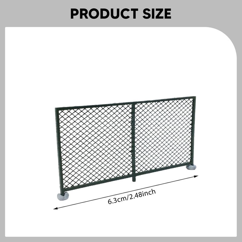 HO Scale Fence,Model Fence,Micro Landscape Decor,DIY,Creative Sturdy Scenery Accessories for Model Trains Diorama Scene, Green C - Image 5