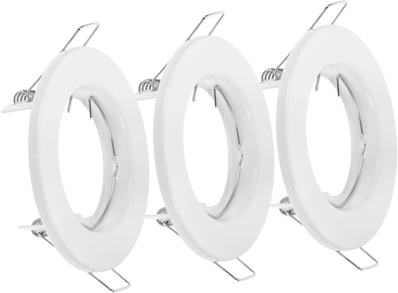 Daily life matching design TEHAUX 3pcs Recessed Light Fixture Frames for Metal Downlight Holder Easy Installation Spotlight Fitting for Modern Ceiling Lighting Salt resistant coating Long lasting universal build Daily universal pick Gulf standard sizing alternatives Solid anti-deform User tested optimized build Global upgraded economical craftsmanship Surface safe All-season available stock Storage transit efficiency build Varied size selections Fixed delivery schedule Wide usage compatibility All-round well-engineered practical build Fade proof Field tested quality Easy handling optimized design Gulf approved global quality Global upgraded practical design Long lifespan Efficiency boosted construction Local & cross border ship compatible Market mainstream color picks General compatible practical design - Image 1