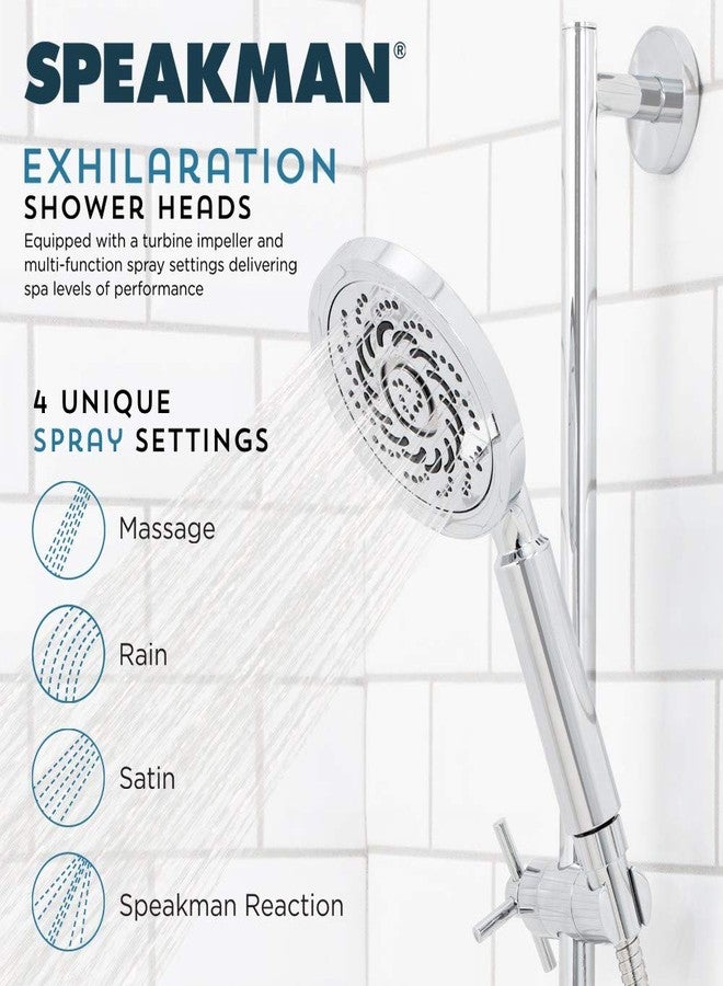 Speakman S-5000-E15 Neo Exhilaration High Pressure Fixed Shower Head, 1.5 GPM, Polished Chrome - Image 2