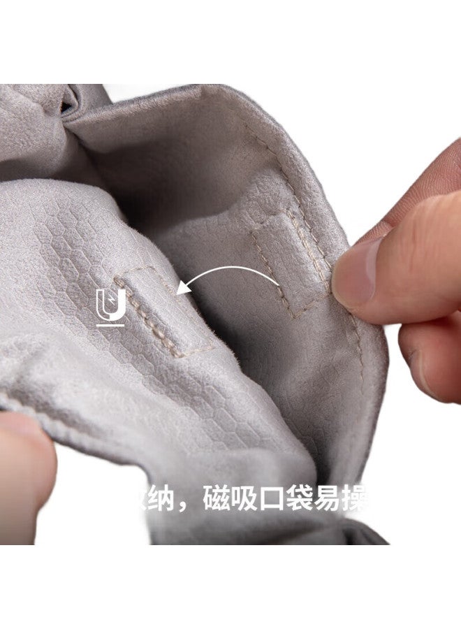 Pgytech Camera Bag Onego Drawstring Bag Dandelion Photography Bag Shoulder Camera Bag Mirrorless Camera Inner Liner Storage Bag Women'S Crossbody Travel Bag Suitable For Canon Fuji X100Vi Ivory White - Image 1