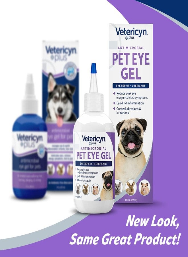 Vetericyn Plus Pet Eye Gel | Dog and Cat Eye Ointment Alternative to Lubricate and Relieve Eye Irritations and Abrasions, Reduce Symptoms of Pink Eye in Dogs and Cats. 3 ounces - Image 2