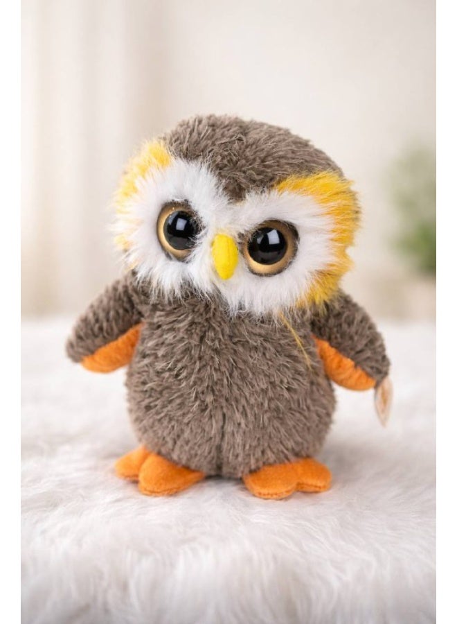 Soft Owl Plush Toy with Big Eyes | Cute Stuffed Animal for Kids | Plush Doll Gift & Room Decor - Image 1