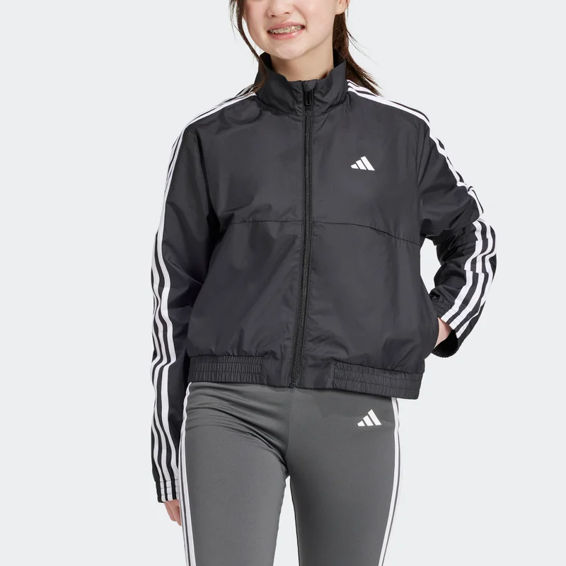 adidas TRAIN ESSENTIALS FULL-ZIP HOODIE JUNIOR GIRLS