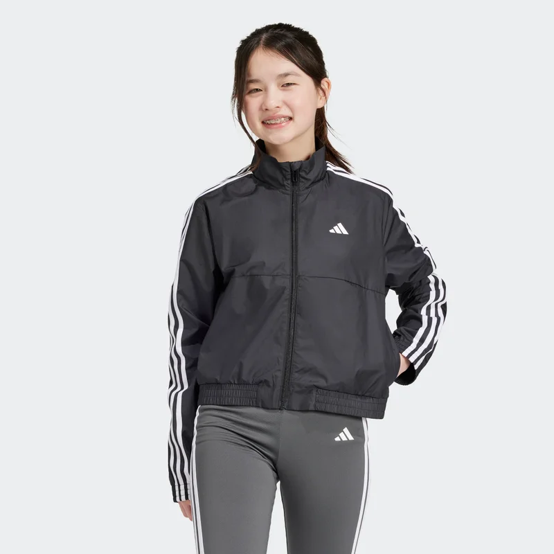 adidas TRAIN ESSENTIALS FULL-ZIP HOODIE JUNIOR GIRLS