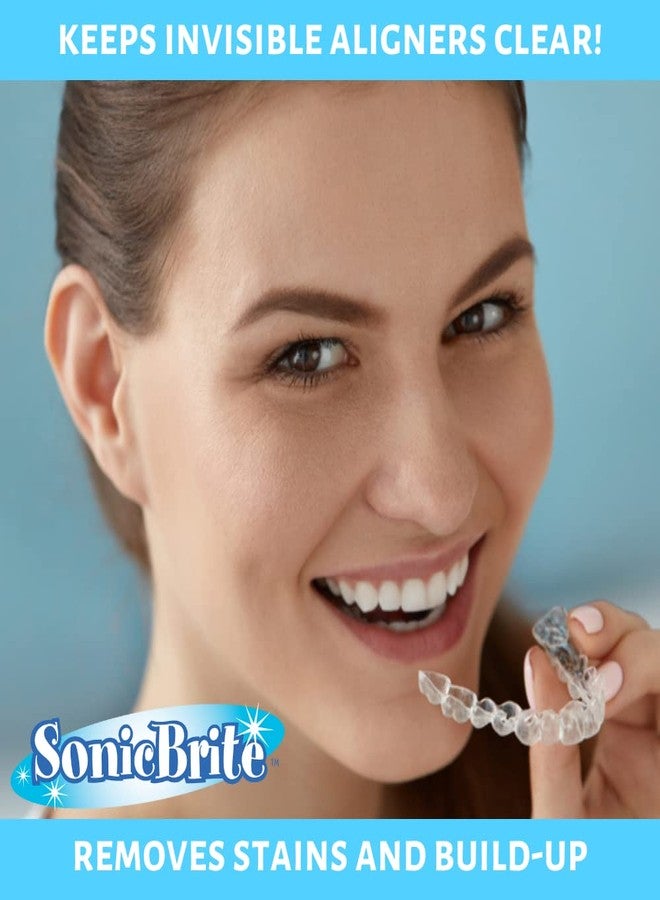 SonicBrite: High Intensity Dental Cleaning Powder — Freshen Your Dentures, Retainers, Night Guards and Aligners — Powerful Formula Removes Stains, & Plaque - Image 3
