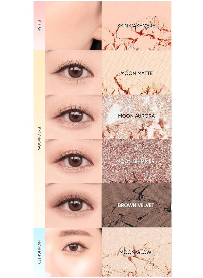 Amuse - Vegan Face All Palette 01 Moon Glow - Image 1