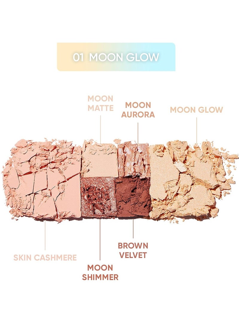 Amuse - Vegan Face All Palette 01 Moon Glow - Image 1