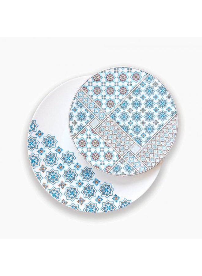 روزا باي فتحي محمود طقم عشاء 46 قطعه بورسلين - روزا فتحي محمود - Image 2