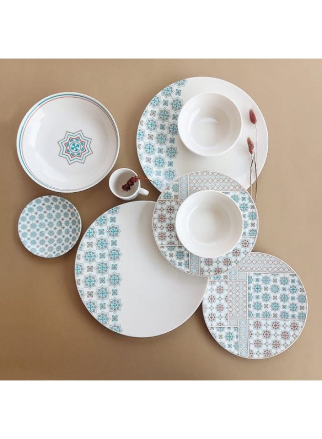 روزا باي فتحي محمود طقم عشاء 46 قطعه بورسلين - روزا فتحي محمود - Image 3