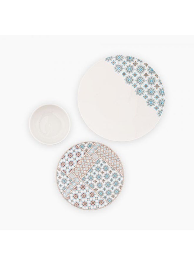 روزا باي فتحي محمود طقم عشاء 46 قطعه بورسلين - روزا فتحي محمود - Image 4