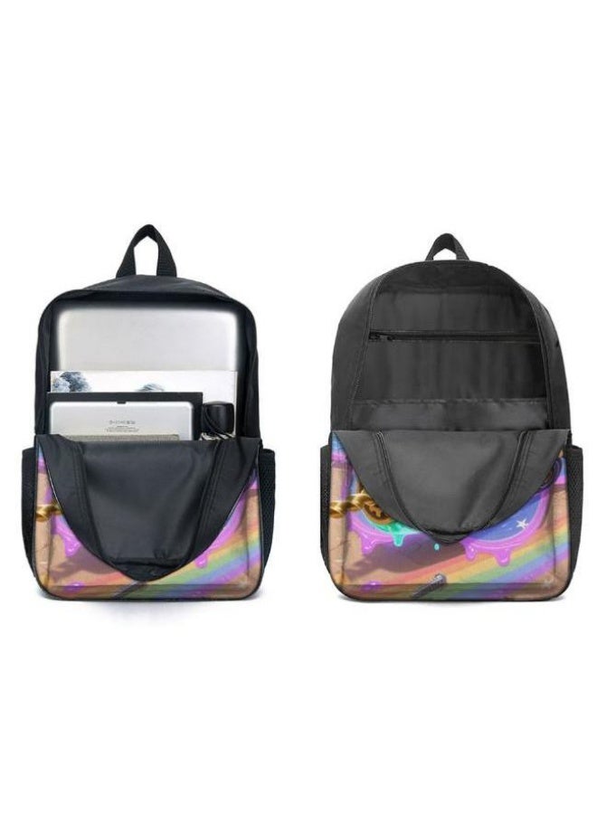 Bright Li Fire Backpack + handbag + stationery bag | Back-to-school season/holiday gift | Cartoon bag three-piece set, easy to cope with various occasions (students, children, friends' outings, mountain climbing, school, etc.) - 82 - Image 4