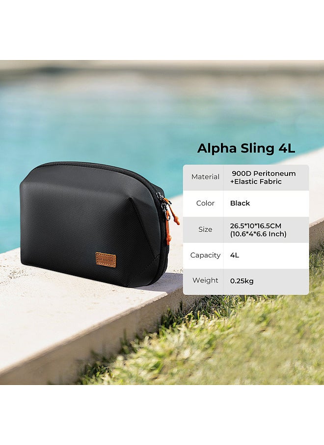 K&F Concept KF13.130 Digital Camera Bag Photography Storager Bag 4L Large Capacity Waterproof Shockproof with Numerous Compartments Compatible with iphone/Smart Phone/Digital Camera/Lens  - Image 5