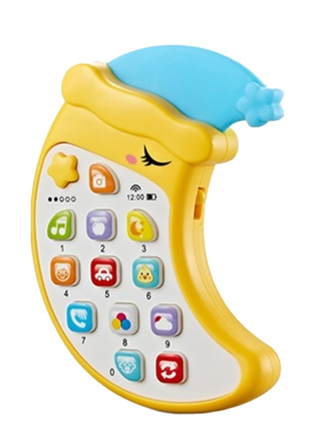 GOOTOY Multi Functional Music Phone Smart Phone Toy Baby Cell Phone Yellow - Image 1