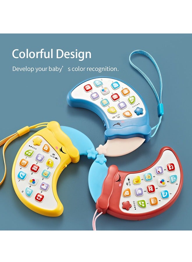 GOOTOY Multi Functional Music Phone Smart Phone Toy Baby Cell Phone Yellow - Image 3