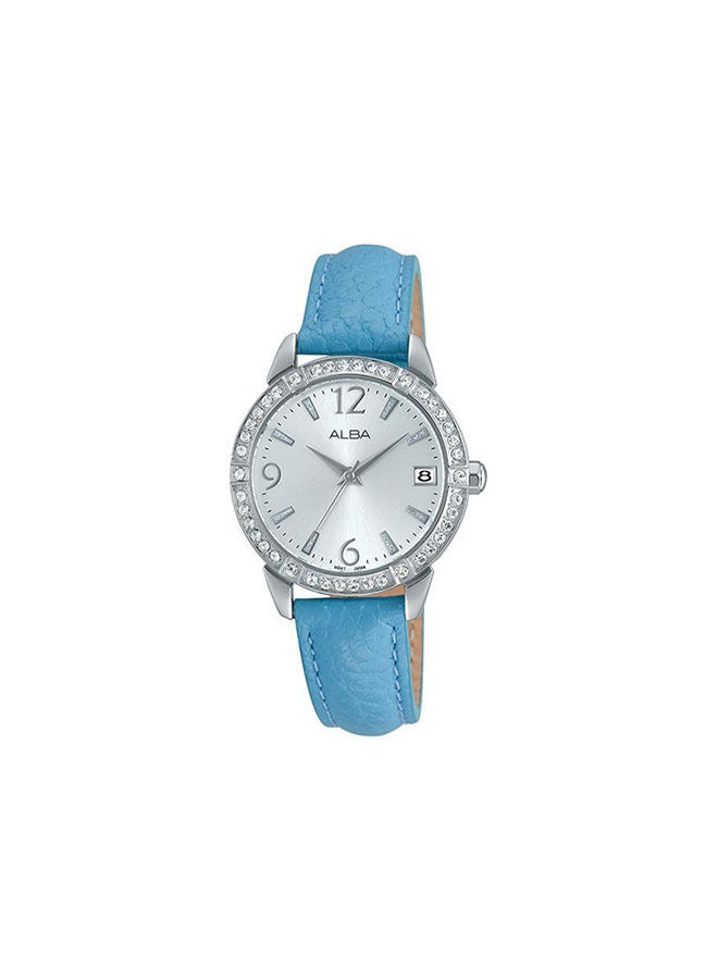Alba Leather Analog Watch AG8541X