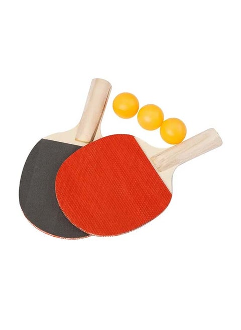 Table Tennis Rackets x2 + Balls x3