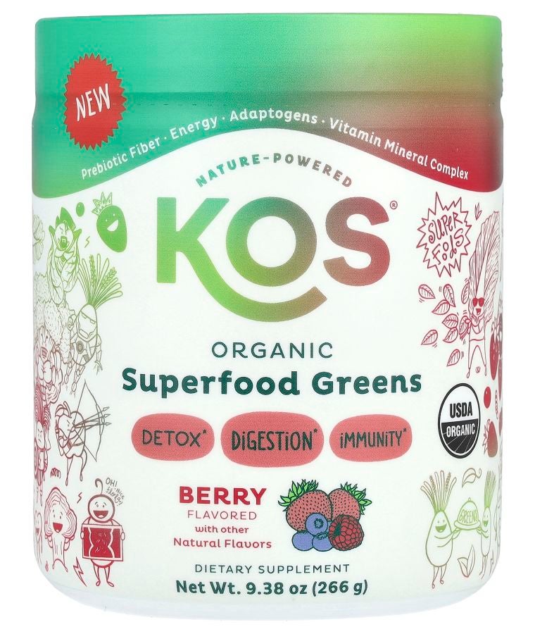 Organic Superfood Greens Berry 9.38 oz (266 g)
