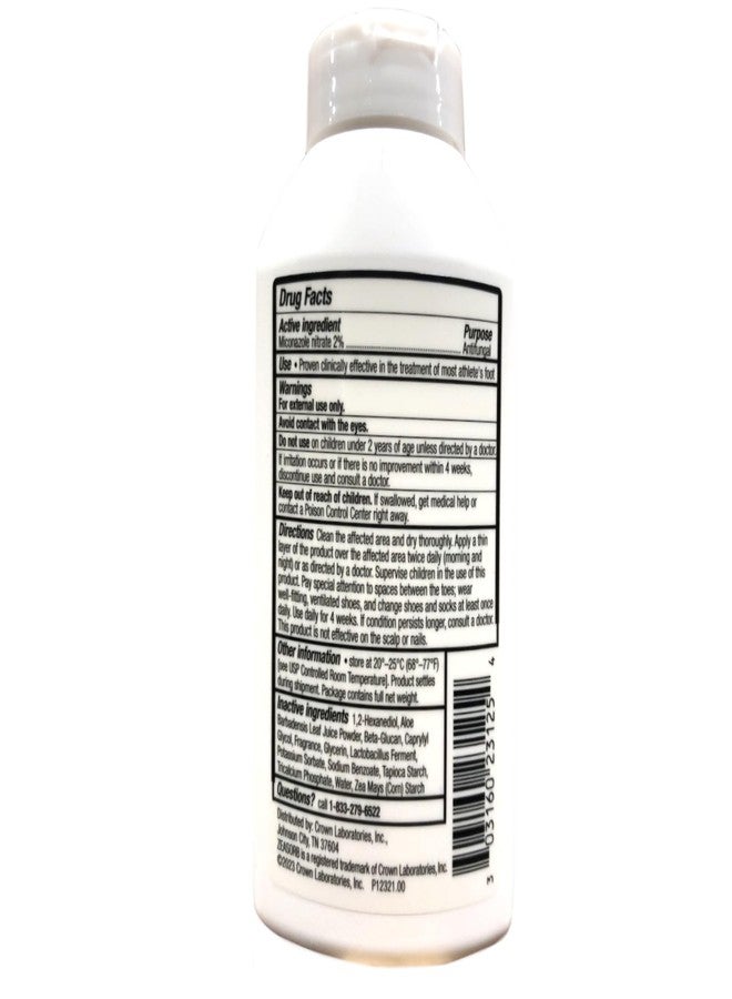 Zeasorb مسحوق زيازورب الفائق الامتصاص لعلاج الفطريات، قدم الرياضي 2.5 أونصة (71 غرام) (عبوة من 6) - Image 3