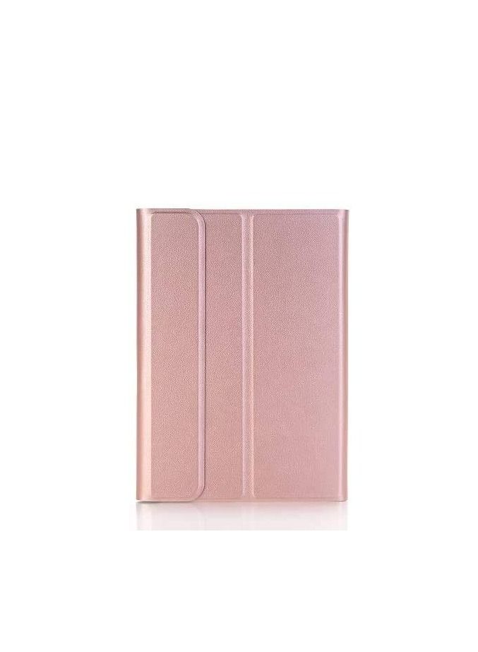 iPad 10.2 8th 7th Generation 2020 2019 Keyboard Case Slim Leather Folio Smart Cover Magnetically Detachable Wireless Keyboard for 10.2 inch iPad 8 iPad 7 Rose Gold - Image 2
