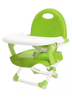 3-in-1 Baby Feeding High Chair with Removable Tray and Adjustable Legs with Safety Harness and Footrest / Green