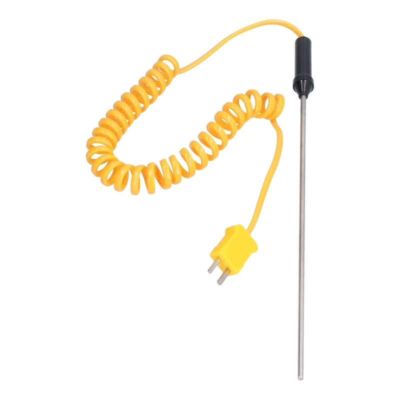 Insulated Plug: 304 Stainless Steel Probe - High Temperature Resistant Anti-Electric Leakage Multipurpose Temperature Tester for Textile Printing, Papermaking, Plastics, Rubber, Ceramics, Aluminum All - Image 4